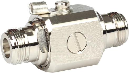 Lightning Arrestor N Female to Female 50 Ohm Lightning Surge Protector with 90 V Gas Tube DC-3GHz