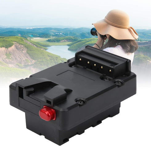 V-Lock Battery Adapter V Mount to NP-F, Battery Adapter for V Mount Supply Monitor Camera