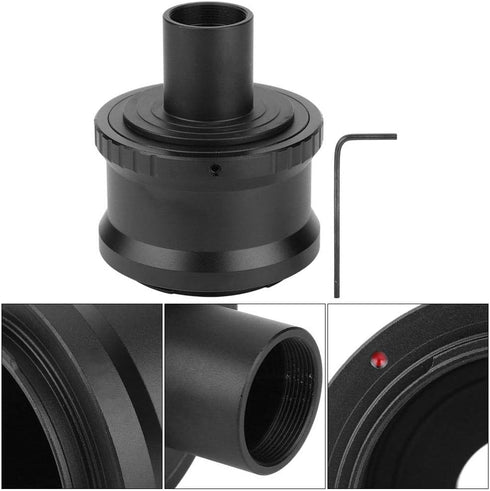 Lens Adapter Ring for NEX Mount, Aluminium Alloy Microscope Eyepieces Converter M42 * 0.75mm T-NEX Ring 23.2mm for NEX