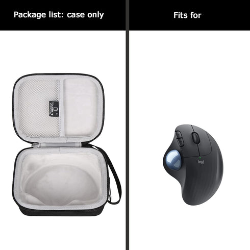 Hard Travel Case for Logitech Ergo M570 M575 / Nulea Wireless Trackball Mouse (Case Only)