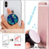 4 Pack Phone Grip, Cell Phone Holder for Smartphone, Finger Expanding Kickstand - Pink Purple Rose Gold Marble