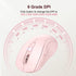 TECKNET Wireless Computer Mouse, 2.4G Wireless Bluetooth Mouse for Laptop, 6-Level Adjustable 4000 DPI, Portable