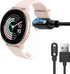 Compatible with TOUCHELEX Gaea Smart Watch Charger, Lamshaw Magnetic USB Charging Cable Replacement Charger Compatible for TOUCHELEX Gaea Series K802 1.28 Inches Smart Watch (2 Pack-Black+Black)