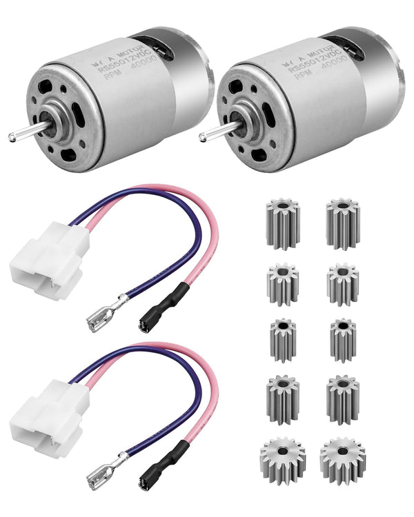 WUMZIJ 2 Pcs 12V RS550 40000RPM Electric Motor Drive Engine for Power Wheel