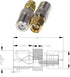 F Type to SMA Male Female Coax Connector Coaxial Adapter - 2 Sets, 6 Pcs