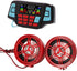 Motorcycle Audio Bluetooth Handfree System, FM Radio Stereo, Amplifier Speaker for UTV, ATV, USB Audio
