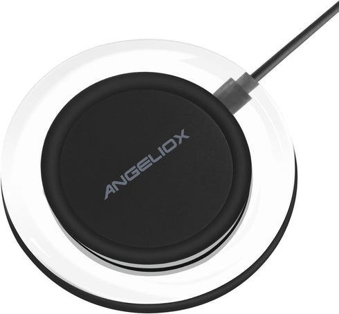 10W Fast Wireless Charger Pad Compatible with Samsung Galaxy S9/S9+/Note 8/S8/S8 Plus, iPhone Xs Max/XR/XS