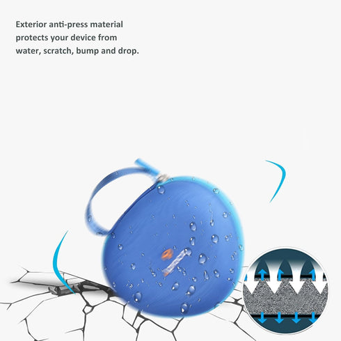 Aproca Hard Storage Case for iClever BTH12 Kids Bluetooth Headphones - Blue, Durable Protection for Your Headphones.