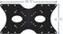 Mount-It! 50x50 75x75 100x100 200x100 200x200 400x200mm, 32"55" Steel VESA Adapter Plate Bracket, Conversion Kit for TV