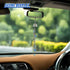 Tuxihapp Cute Jellyfish Keychain Car Rearview Mirror Hanging Decoration Kawaii Aesthetic Beaded Strap with Star