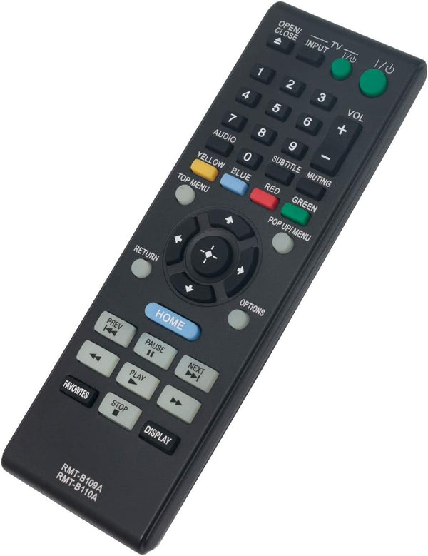 RMT-B110A Replace Remote for Sony Blu-Ray Player BDP-BX58 BDP-BX38 BDP-S580 BDP-S480