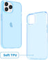 JJGoo Compatible with iPhone 14 Pro Case, Clear Soft Shockproof Protective Slim Thin Bumper Cover Transparent,