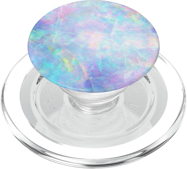 Opal Arts by Farm n' Fancy Opal Art Mystic White PopSockets PopGrip for MagSafe
