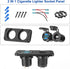 12V USB Outlet Marine Switch Panel, PD3.0 & Dual Quick Charge 3.0 USB Ports, Waterproof 150W Cigarette Lighter Socket