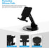 YXLILI Foldable Phone Stand, Adjustable Height Cell Phone Holder for Desk, 360° Rotating for iPhone 14/13/12/11, Black