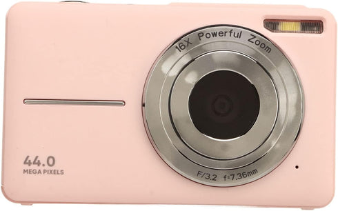 Pocket Digital Camera, 44MP Autofocus with 16X Zoom | Compact 2.4 Inch IPS Display for Travel & Wedding Ceremonies