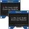 Coliao 2pcs 1.54 Inch OLED I2C IIC Display Module 12864 128x64 Pixel SSD1309