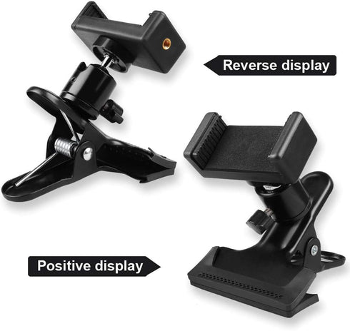 Mr.Power Guitar Bass Head Phone Holder Live Broadcast Bracket Clip Compatible with iPhone, Compatible with Samsung Smart Phones (Guitar Head Phone Holder)
