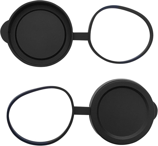 Generic 50mm Binocular/Monocular Objective Lens Caps Internal Diameter 59.4-60.9mm Rubber Cover Set Black