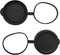 Generic 50mm Binocular/Monocular Objective Lens Caps Internal Diameter 59.4-60.9mm Rubber Cover Set Black