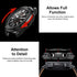 Case for Samsung Galaxy Watch 4 Classic 42mm 46mm, Protective Cover with Rotatable Bezel Ring (Black)