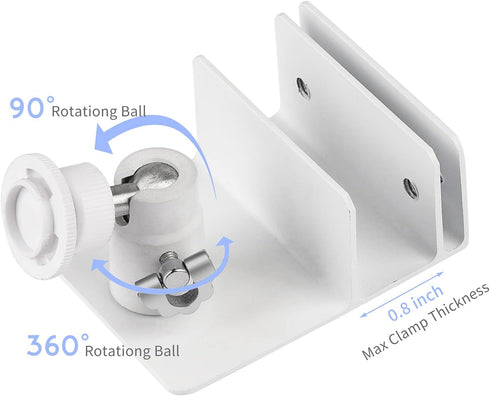 Gutter Mount for Blink Outdoor 4 (4th Gen)/(3rd Gen) & Blink XT / XT2 Camera, Adjustable Weatherproof Aluminum Alloy