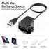 Meliya USB Charging Cable for Fitbit Charge 4 / Charge 3, 3.1 ft Replacement Dock Stand for Fitness Tracker.