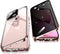 Jonwelsy Anti Peeping Case for iPhone 13, 360 Degree Protection Cover, Privacy Tempered Glass Anti-Spy Case Pink