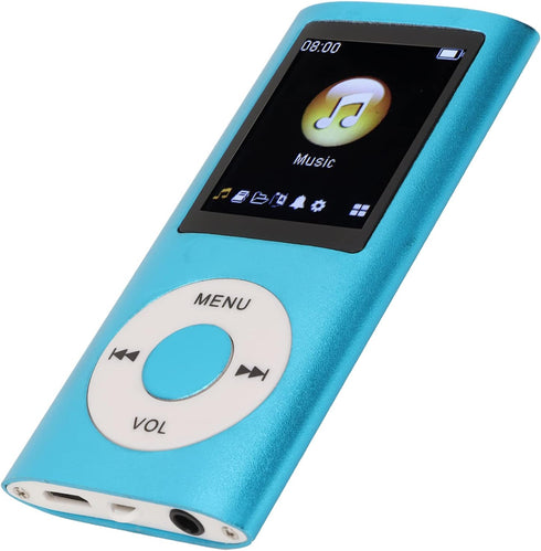 Vikye MP3 MP3 1.8 Inch MP3 64G Player, Portable Digital Lossless Music Player, Portable Slim LCD Screen Music Player
