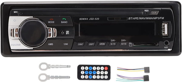 Multimedia Car Stereo Receiver, Car Radio with AI Voice Control, Bluetooth Hands-Free Calling, Support MP3 WMA WAV