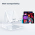 DARENYI Acrylic Cell Phone Stand for Desk, Clear Phone Holder Dock for iPhone 13/12/11 Pro Max, All Android Phones