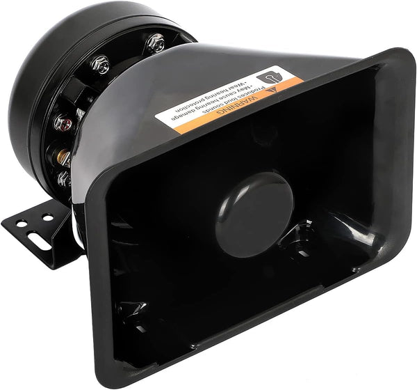 High Performance Siren Speaker, Compatible with Any 100-200 Watt Siren
