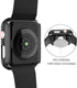 Black Hard Case for Apple Watch SE Series 6/5/4 44mm with Screen Protector