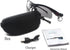 Smart Sport Sunglasses with Wireless Bluetooth 5.0, Unbeatable UV Protection, Perfect for Outdoor Adventures, Gaming,