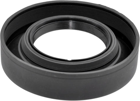 Xit XT55SLH 55mm Soft Rubber Lens Hood, Black