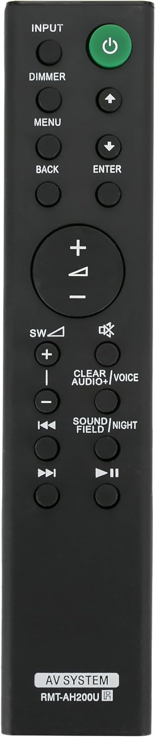 New Replace Remote Control RMT-AH200U for Sony SA-WRT3 SA-WCT390 HT-RT3 HT-RT40 HT-RT4 HT-CT390 SA-CT390