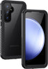 Lanhiem Samsung Galaxy S23 FE Case, IP68 Waterproof Heavy Duty Protection with Built-in Screen Protector, Black