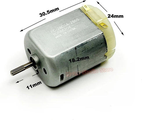 P98LJZQ FC-280SA-2865 18mm*24mm 3V 6V 7.4V Carbon Brush Micro Mini Electric Motor DC High Speed Engine RC Toy Car Boat