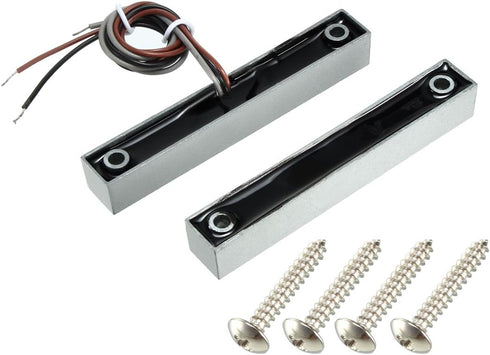 uxcell Rolling Door Contact Magnetic Reed Switch Alarm with 3 Wires for N.O./N.C. Applications MC-58