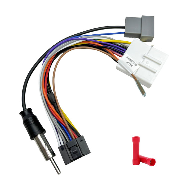 Aftermarket Radio Wiring Adapter Compatible with Nissan 2007-2013/Subaru 2008-2013, 16Pin Android Car