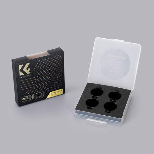 K&F Concept ND Filter Kit for DJI Osmo Action 4 - ND8, ND16, ND32, ND64 - 4 Pack Optical Glass Filters
