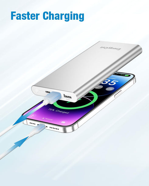 Pilot 4GS Portable Charger 12000mAh Fast Charging Power Bank Dual 3A Output Compatible with iPhone 14/13/12/11