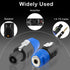 NL4FC Speaker to 1/4 Adapter, 4 Pole for Speakon Connector Male to 1/4 inch TS Female Audio Plug, 4 PCS