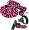 MightySkins Skin for Samsung Odyssey Plus VR, Pink Leopard, Protective Vinyl Decal Wrap Cover, Easy to Apply and Remove