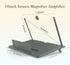 Dymicbit Magnifier,3D 10 inch Screen HD Mobile Phone Magnifier Projector Screen Enlarger for Movies, Videos,Foldable