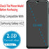 HPTech Screen Protector (2 Pack) for Samsung Galaxy A12, Tempered Glass, Anti-Scratch, Easy to Install, No-Bubble, Case