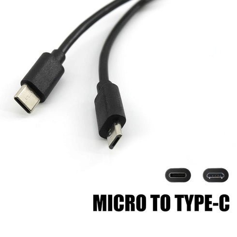 HSEUOPV (5 Replacement USB C to Micro USB Data Transmission Cable, Compatible with Kindle, Camera DJIGPS Game