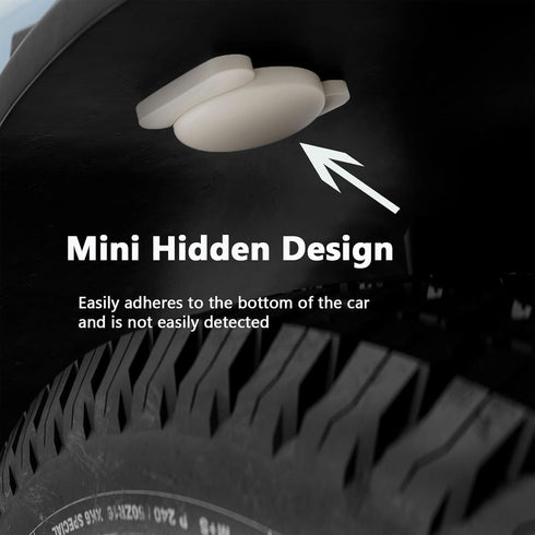 HONGTOP H (White,2PCS) Tracker Device for Vehicles,No Monthly Fee GPS Car Tracker,Anti-Lost Car Locator Works with Find