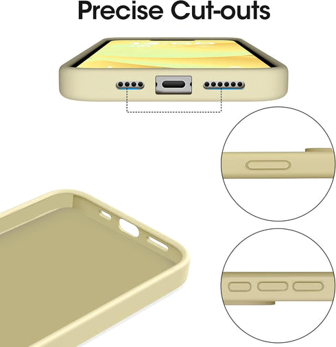 SKRYUIE Ultra-Slim Protective Case for iPhone 15 - Shockproof Soft TPU and Scratch-Resistant Design, Milk Colorful