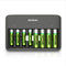 Rayovac USB Battery Charger, 8 Bay Charger for NiMH AA and AAA Rechargeable